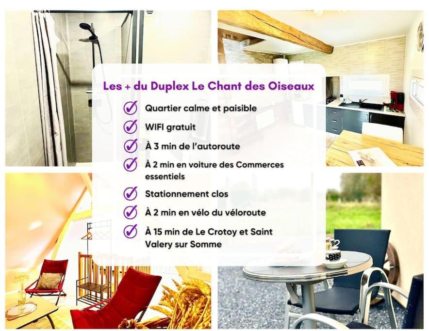 Duplex Le Chant Des Oiseaux アブヴィル エクステリア 写真